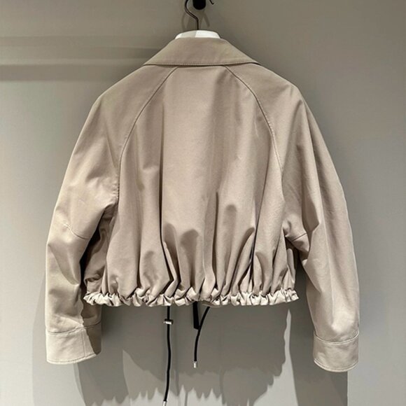 Loewe Women's Natural Relaxed Fit Balloon Jacket - Picture 6 of 11